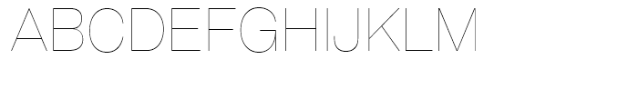 GGX88 Ultra Light Font UPPERCASE