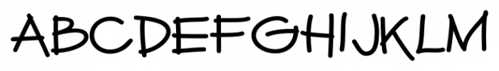 GG Casual Bold Font UPPERCASE