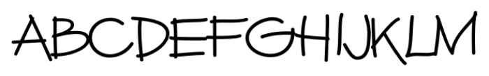 GG Casual Medium Font UPPERCASE