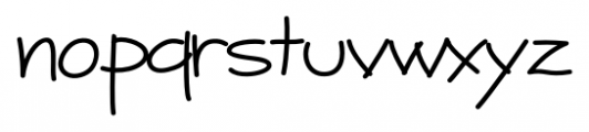 GG Casual Medium Font LOWERCASE