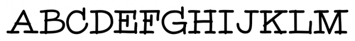 GG Serif Regular Font UPPERCASE