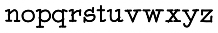 GG Serif Regular Font LOWERCASE