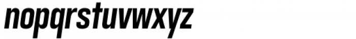 Ggx89 Condensed Bold Italic Font LOWERCASE