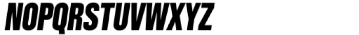 Ggx89 Condensed Heavy Italic Font UPPERCASE
