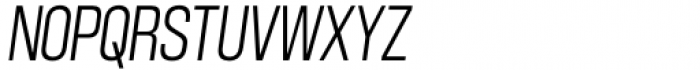 Ggx89 Condensed Light Italic Font UPPERCASE
