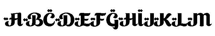 GHALIB-Regular Font UPPERCASE