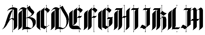 GHAVETTOR-Regular Font UPPERCASE