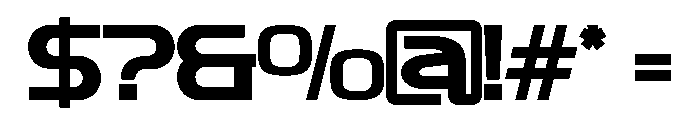 GHOLAZ-Regular Font OTHER CHARS