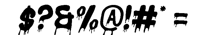 GHOULA-Regular Font OTHER CHARS