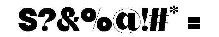 Ghain-Regular Font OTHER CHARS