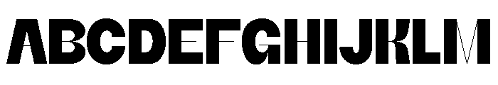 Ghain-Regular Font UPPERCASE