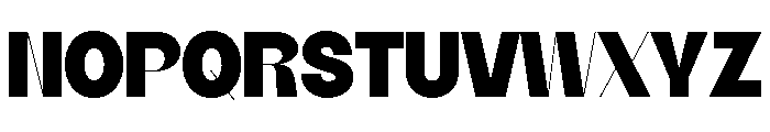 Ghain-Regular Font UPPERCASE
