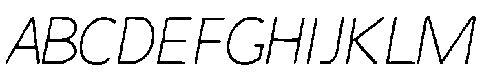 Gharial Font UPPERCASE