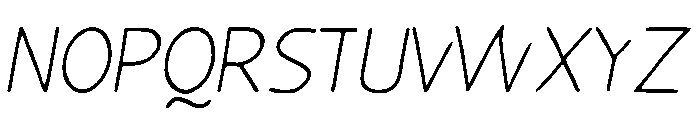 Gharial Font UPPERCASE