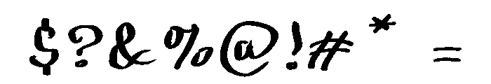 Ghia Soft Font OTHER CHARS