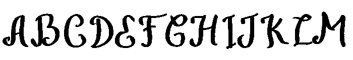 Ghia Soft Font UPPERCASE