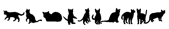 Ghost Cat Font OTHER CHARS