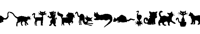 Ghost Cat Font UPPERCASE