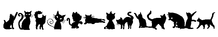 Ghost Cat Font UPPERCASE