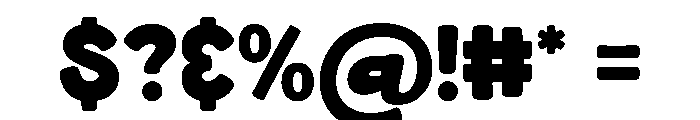 Ghost Cookie Regular Font OTHER CHARS