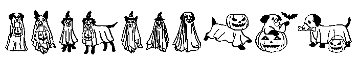 Ghost Dog Cute Font OTHER CHARS