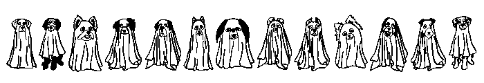 Ghost Dog Cute FONT