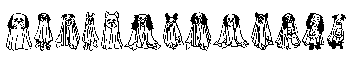 Ghost Dog Cute Font LOWERCASE