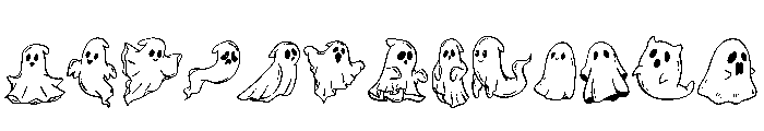 Ghost Doodle Collection FONT