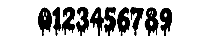 Ghost Drip Font OTHER CHARS