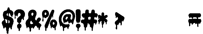 Ghost Drip Font OTHER CHARS
