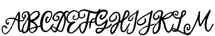 Ghost Gala Font UPPERCASE