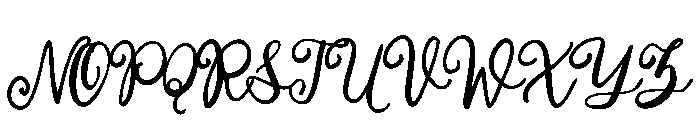 Ghost Gala Font UPPERCASE