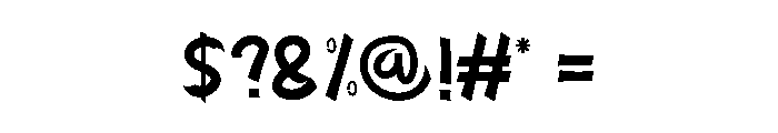 Ghost Jungle Font OTHER CHARS