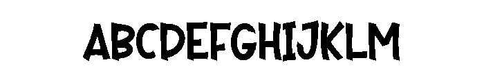 Ghost Jungle Font UPPERCASE