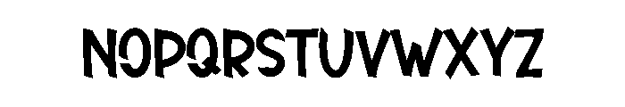 Ghost Jungle Font UPPERCASE