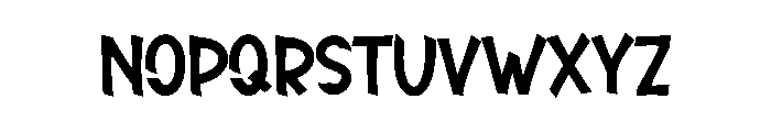 Ghost Jungle Font LOWERCASE