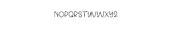 Ghost Meong Font LOWERCASE
