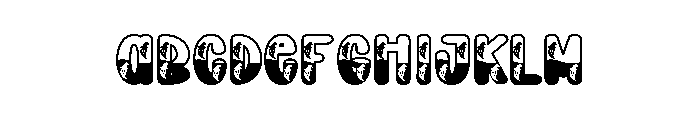 Ghost Midnight Font UPPERCASE