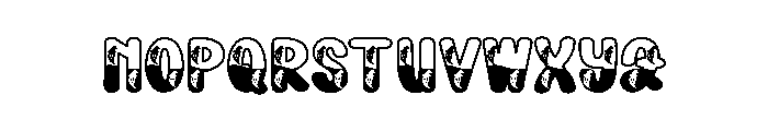 Ghost Midnight Font UPPERCASE