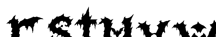 Ghost Mortar Font LOWERCASE