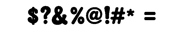 Ghost Puff Font OTHER CHARS