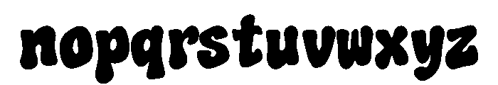 Ghost Puff Font LOWERCASE