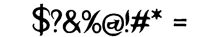 Ghost_Stories Font OTHER CHARS