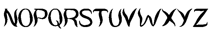 Ghost_Stories Font UPPERCASE