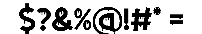 Ghoster Blebers Font OTHER CHARS