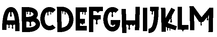 Ghoster Blebers Font UPPERCASE