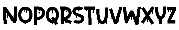 Ghoster Blebers Font LOWERCASE