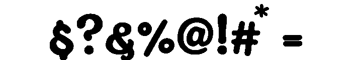 Ghostie Glimmer Font OTHER CHARS