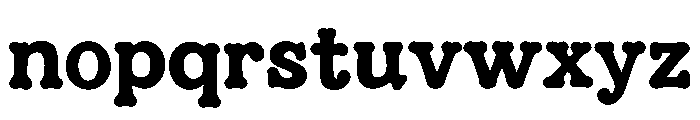 Ghostie Glimmer Font LOWERCASE
