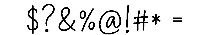 Ghostie Font OTHER CHARS